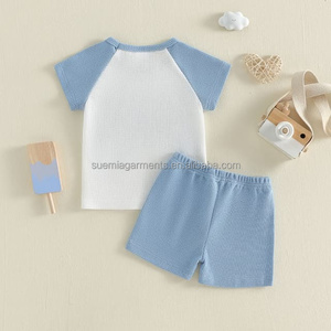 Conjunto de Ropa Casual de Verano para Bebés y Niños Pequeños, con Diseño de Letras MAMAS, MOQ Bajo, Fabricación Personalizada - Product Image 2