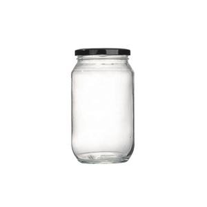Frasco de vidrio transparente Tamaño grande 750ml 960ml Contenedor de alimentos Frascos de vidrio para conservas 32oz con <span class=keywords><strong>tapas</strong></span> Envase Y Tapa - Product Image 4