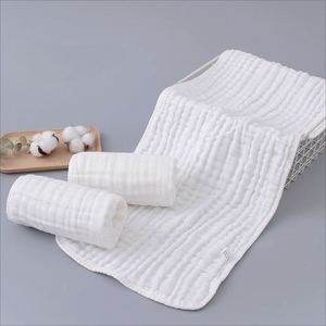25*50cm 35*75cm 100% Cotton <b>Muslin</b> Soft <b>Baby</b> Bath Wash Cloths and Absorbent <b>Baby</b> Wipes for Newborns - Product Image 3