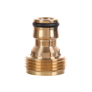 Brass Male Thread Connector 3/4 Inch For High Pressure <b>Water</b> Gun Garden Tools Car Wash Durable Pipe Fitting - Product Image 4