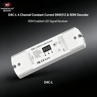 Décodeur DMX512 et RDM à courant constant 4CH D4C-L (150-500mA)