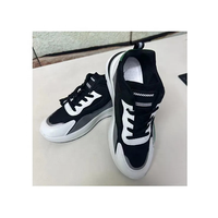 Chaussures de sport réfléchissantes de haute qualité, blanches et noires, pour hommes, baskets, chaussures femme