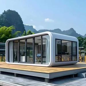 Luxury Apple Cabin Prefab <strong>House</strong> with Kitchen Bathroom for Hotel Glamping Backyard Office Villa - Product Image 1