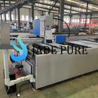Machine de sablage laser motorisée à commande PLC de haute précision professionnelle, alimentation automatique, épaisseur de verre de 3 à 25 mm