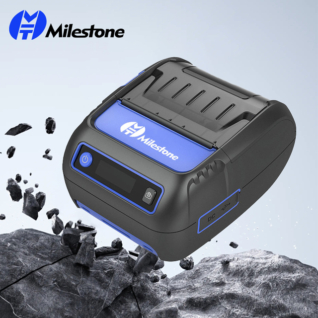 MHT-P58F Portable Thermal 2 in 1 Functions Mini Blue Tooth Handheld Wireless Sticker 58mm Thermal Receipt Label Printer