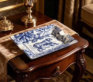 Cenicero de Cigarros de Cerámica de Lujo, Estilo Europeo, Grande y Decorativo, con Diseño de Tigre, para Hogar y Restaurante - Product Image 3