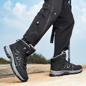 Botas de Senderismo para Hombre, Talla Grande, Calzado Deportivo Casual para Exteriores, Impermeables y Cálidas, Cómodas para Deportes de Invierno - Product Image 5