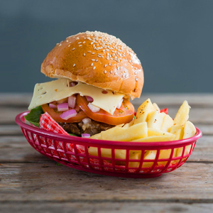 <span class=keywords><strong>Panier</strong></span> de service multifonctionnel en <span class=keywords><strong>plastique</strong></span> PP de qualité alimentaire, écologique, pour hot-dogs, charcuterie, restauration rapide, barbecue et frites - Product Image 6