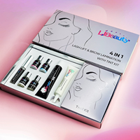 Libeauty Lash Lifting dan Brow Lamination Tint Kit Set, Kit Lash Lift dan Tint Label Pribadi, Kit Keratin Lash Lift untuk Penggunaan Salon