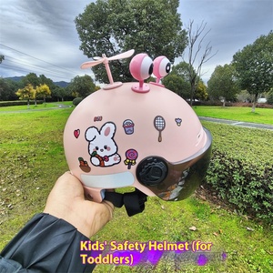 <span class=keywords><strong>Casque</strong></span> de protection solaire pour enfants certifié 3C, respirant, ABS, universel, quatre saisons, équipement de sécurité pour voiture électrique, bébé, anti-chute - Product Image 4