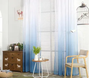 Cortinas para sala de estar, cortinas elegantes feitas em voile yoniner grupo especializado em cortina pura para sala de estar