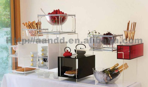 ขาตั้งคอมพิวเตอร์และแล็ปท็อปอะคริลิคใสทันสมัย ​​ชั้นวางจอแสดงผลอเนกประสงค์สำหรับสำนักงานและโต๊ะทำงานที่บ้าน - Product Image 5