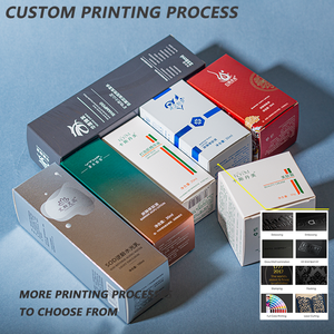 Tùy chỉnh màu sắc dập nổi in logo gấp bán hàng hiển thị Mỹ phẩm nước hoa Mặt Kem Quà Tặng Thẻ trắng nghệ thuật giấy Bao bì hộp - Product Image 6