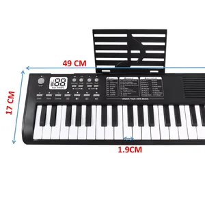 Высокое качество 37 клавиш цифровая мини-клавиатура пианино электронный орган портативный пианино с микрофоном для детей сертифицированная игрушка