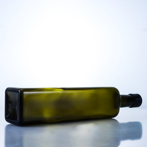 Bouteille en verre carrée de 750 ml pour huile d'olive vert foncé, avec bouchon à vis, vide, pour emballage alimentaire de cuisine, OEM, approvisionnement en gros, personnalisable - Product Image 3
