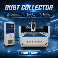 Routeur CNC 1325 avec changeur d'outils automatique 7,5 kW, table à vide et collecteur de poussière