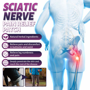 <span class=keywords><strong>Patch</strong></span> <span class=keywords><strong>Sciatique</strong></span> pour les Fesses, Soulagement de la Douleur et de l'Engourdissement des Jambes, <span class=keywords><strong>Patch</strong></span> Confort Herbal, Soulagement pour les Longues Séances Assises, 12 pièces - Product Image 1