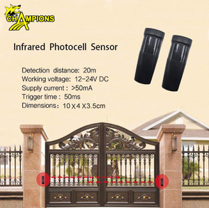 Sensore a Barriera Fotoelettrica a Raggio Singolo Infrarosso Attivo da 12V a 24V per <span class=keywords><strong>Sistema</strong></span> di <span class=keywords><strong>Allarme</strong></span> Antifurto per Cancelli, Porte e <span class=keywords><strong>Finestre</strong></span> Esterne - Product Image 6