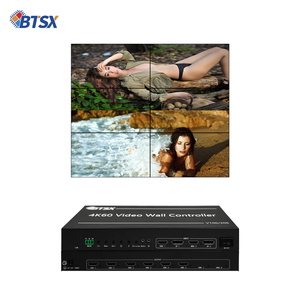 Contrôleur de mur vidéo 4K60 2x2, processeur vidéo à épissure transparente avec <span class=keywords><strong>2</strong></span> entrées <span class=keywords><strong>HDMI</strong></span> DP et 6 sorties <span class=keywords><strong>HDMI</strong></span> - Product Image 3
