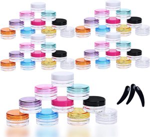 3g 5g 10g 15g 20g Small Round <strong>Sample</strong> <strong>Containers</strong> with Lids Cosmetic Jars Plastic Jars Makeup <strong>Containers</strong> Lip Scrub - Product Image 2