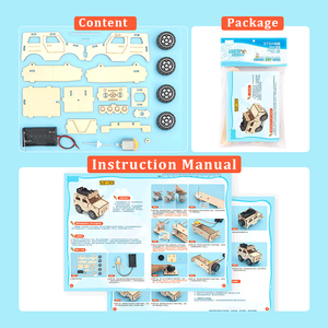 Rompecabezas 3D de Madera Contrachapada, Kit de Construcción DIY, Juguete Educativo STEM para Niños, Modelo Mecánico de Ensamblaje Manual, Regalo de Ingeniería - Product Image 4