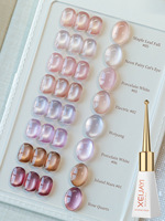 Vernis Gel UV Effet Œil de Chat 8 Couleurs Petites Ampoules Lumineuses 10ml Certifié MSDS Gel Magnétique pour Ongles Fournitures de Manucure DIY Prise en Charge OEM Vente en Gros