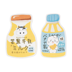 ฟองน้ำล้างจานการ์ตูนลายเครื่องดื่ม ทำจากเยื่อไม้ธรรมชาติ ย่อยสลายได้ สำหรับหม้อและกระทะ - Product Image 5