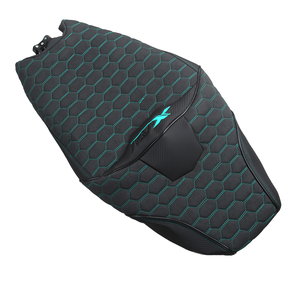 Housse de selle de scooter en tissu suédé à motif diamant de luxe personnalisée YLB Design - Product Image 1