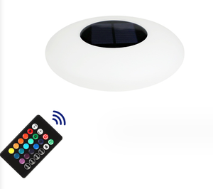 <span class=keywords><strong>Ranpo</strong></span> Solar LED Luces Flotantes RGB Estanque Piscina Luz Decoración Disco Iluminación Exterior Bombilla Lámpara RGB Amarillo - Product Image 4