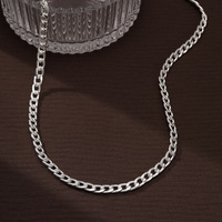 Collier chaîne cubaine plaqué or 18 carats de 6 mm pour hommes et femmes, chaîne gourmette en laiton résistant au ternissement, bijou de mode hip-hop, cadeau