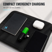 Chargeur de batterie externe portable haute capacité à charge rapide Type-C 18650 au lithium avec prise