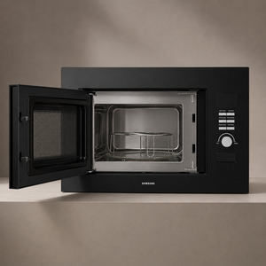 Horno Microondas Empotrado <span class=keywords><strong>SAMSUNG</strong></span> de 20L, Negro, con Panel de Operación Multifuncional, Temporizador Digital LCD Mecánico - Product Image 3