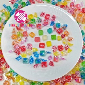 Gomitas con Sabor a Fruta Dulce, Refrigerio Personalizado para Niños, Sabor Variado, Forma de Cubo, Gomitas Masticables - Product Image 1