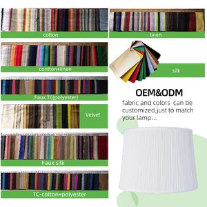 Paralume <span class=keywords><strong>in</strong></span> <span class=keywords><strong>Tessuto</strong></span> di Lino Fatto a Mano a Forma di Fungo Plissettato <span class=keywords><strong>Bianco</strong></span> per Soggiorno Vendita Calda - Product Image 3