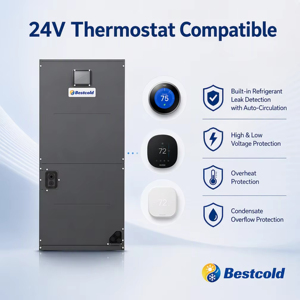 R454B 14/18 Seer เครื่องปรับอากาศท่อความร้อนและเครื่องปรับอากาศสำหรับอุตสาหกรรมแสงเครื่องปรับอากาศเชิงพาณิชย์ - Product Image 4
