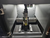 Mini machine de découpe laser à fibre de bureau 300x200mm 800W 1200W 1500W JPT, découpeuse laser CNC pour métal