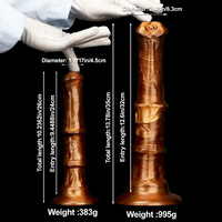 Dildo réaliste de style cheval, multicolore, tailles S/L/XL, plug anal pour femme, dilatateur vaginal, épais et long
