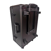 Boîte à outils en aluminium durable de qualité supérieure personnalisée, étui de rangement EVA, boîte à outils portable, antichoc, anti-poussière, avec roues, OEM ODM