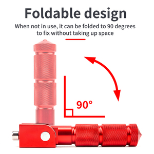 <span class=keywords><strong>Precio</strong></span> al por Mayor, Piezas Modificadas para Motocicleta de Aleación de Aluminio XYRACING, Reposapiés Plegable Universal de 8mm para Bicicleta Eléctrica - Product Image 4