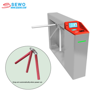 Sewo hai chiều Tripod <span class=keywords><strong>turnstile</strong></span> kiểm soát truy cập với mã <span class=keywords><strong>QR</strong></span> RFID Đầu đọc thẻ cho phòng tập thể dục công viên giải trí vé vào cửa - Product Image 2