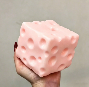 Jouet géant en forme de fromage transparent et souple, sans remontée, pour le plaisir sensoriel (ASMR), en gros - Product Image 2