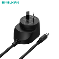 Simsukian Échantillons gratuits Adaptateur secteur universel 5V 6V 8.4V 9V 0.5A 1A 1.5A 2A AC DC Power Adapter Supply