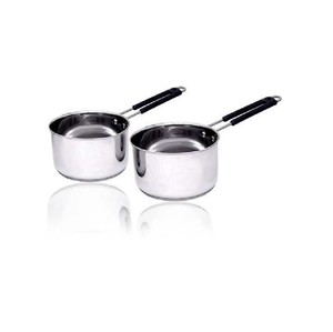 Casserole Indienne en Acier Inoxydable à Fond Induction avec Base Épaisse, Construction Robuste et Poignée Ergonomique - Product Image 1