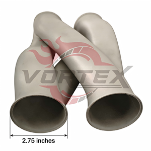 Vortex - Silenciador de Escape Deportivo Universal de Acero Inoxidable 304 de 76 mm y 3 Pulgadas, Pulido a Espejo, Valvetronic, Alto Rendimiento, Personalizado - Product Image 2