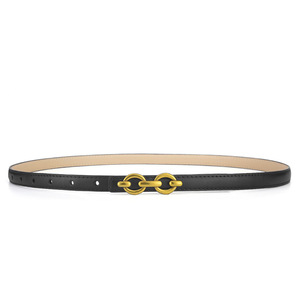 Cinturón de cintura de moda de cuero genuino de estilo coreano para mujer con patrón geométrico de aleación fina del mundo <span class=keywords><strong>dorado</strong></span> - Product Image 6