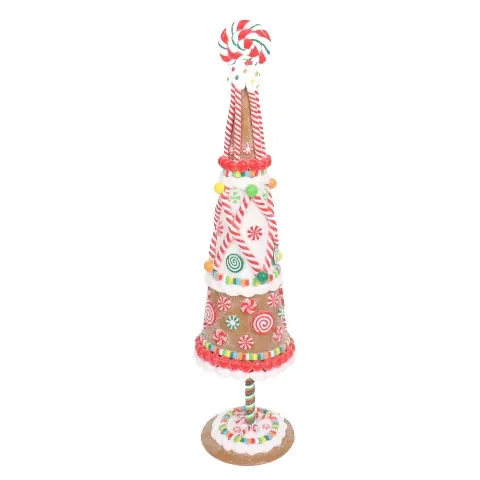 Factory Outlet High Quality Christmas Tree Decoration Red Bread Soil Three-dimensional Tree For Christmas Indoor Ornament