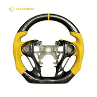 Volant sport haut de gamme en cuir et fibre de carbone CCExcellent pour Accord 9e génération 2013-2017