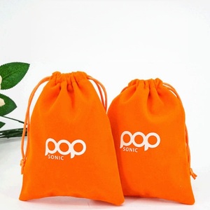 Bolsa de Almacenamiento con Cordón de Terciopelo Sellada, Ecológica y Duradera de 10x15cm para Auriculares, Joyas, Baterías Externas - Product Image 4