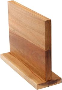 Bán Buôn Bằng Gỗ Nhà Bếp Từ Knife Khối Chủ Rack <span class=keywords><strong>Magnetic</strong></span> Đứng Với Mạnh Mẽ Tăng Cường Nam Châm Đa Chức Năng Lưu Trữ - Product Image 6