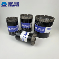 Mata Bor Baja Karbon Impregnasi CGE WUXI BW NW HW PW, Alat Pengeboran Sumur, Peralatan Pengeboran Wireline